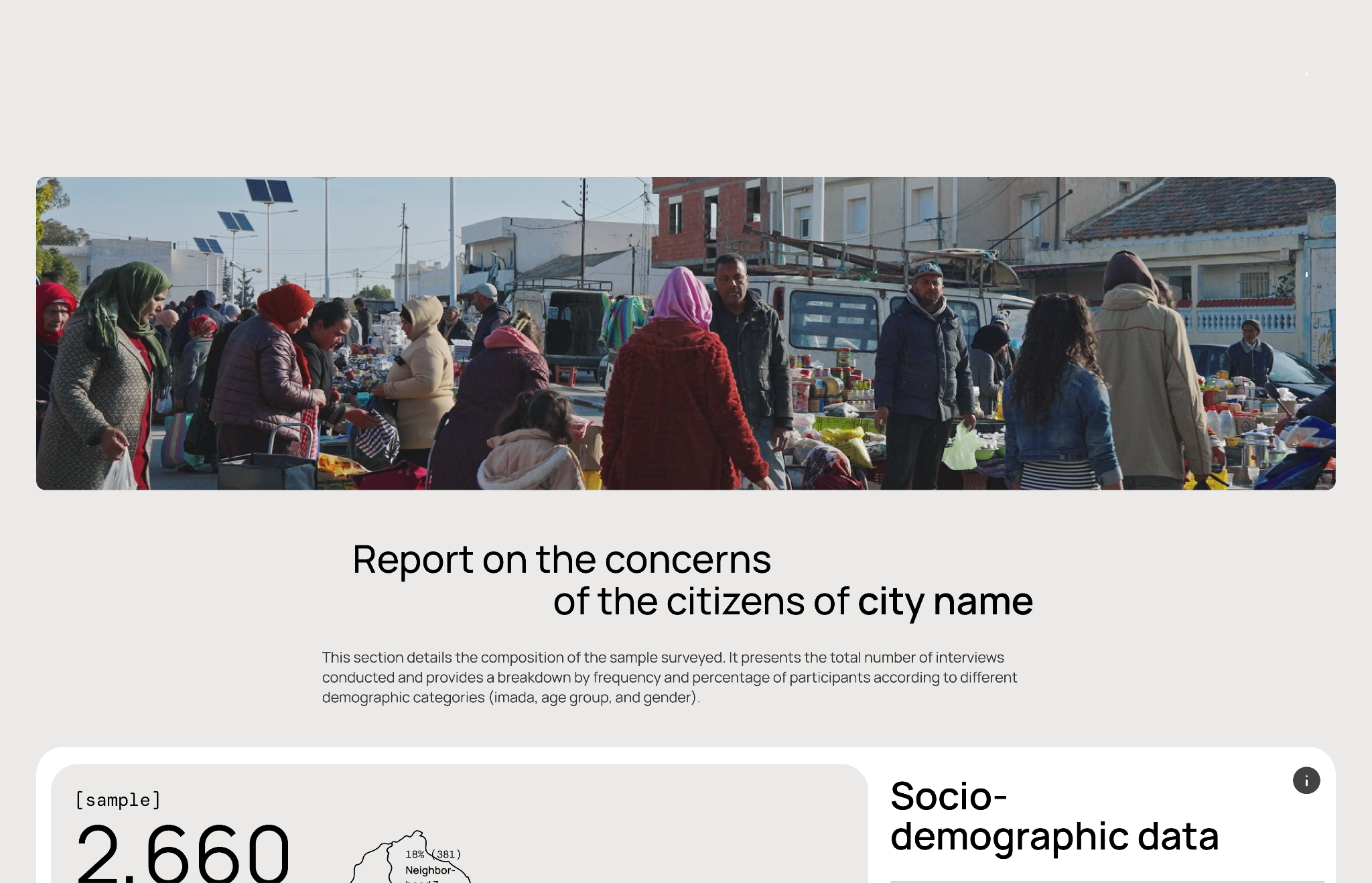 Platform report — citizen concerns overview